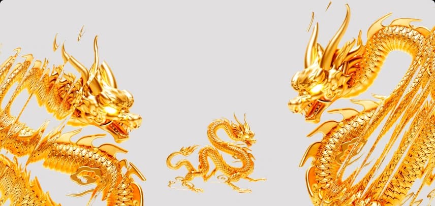 Configurations de retournement. Modèle du dragon